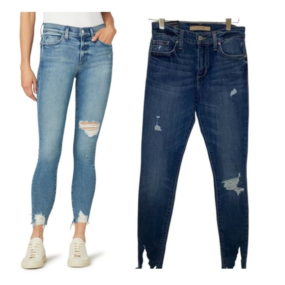 Joe's Jeans Denim - Joe's | NWT Skinny Ankle Distressed Raw Hem Jeans Size 24